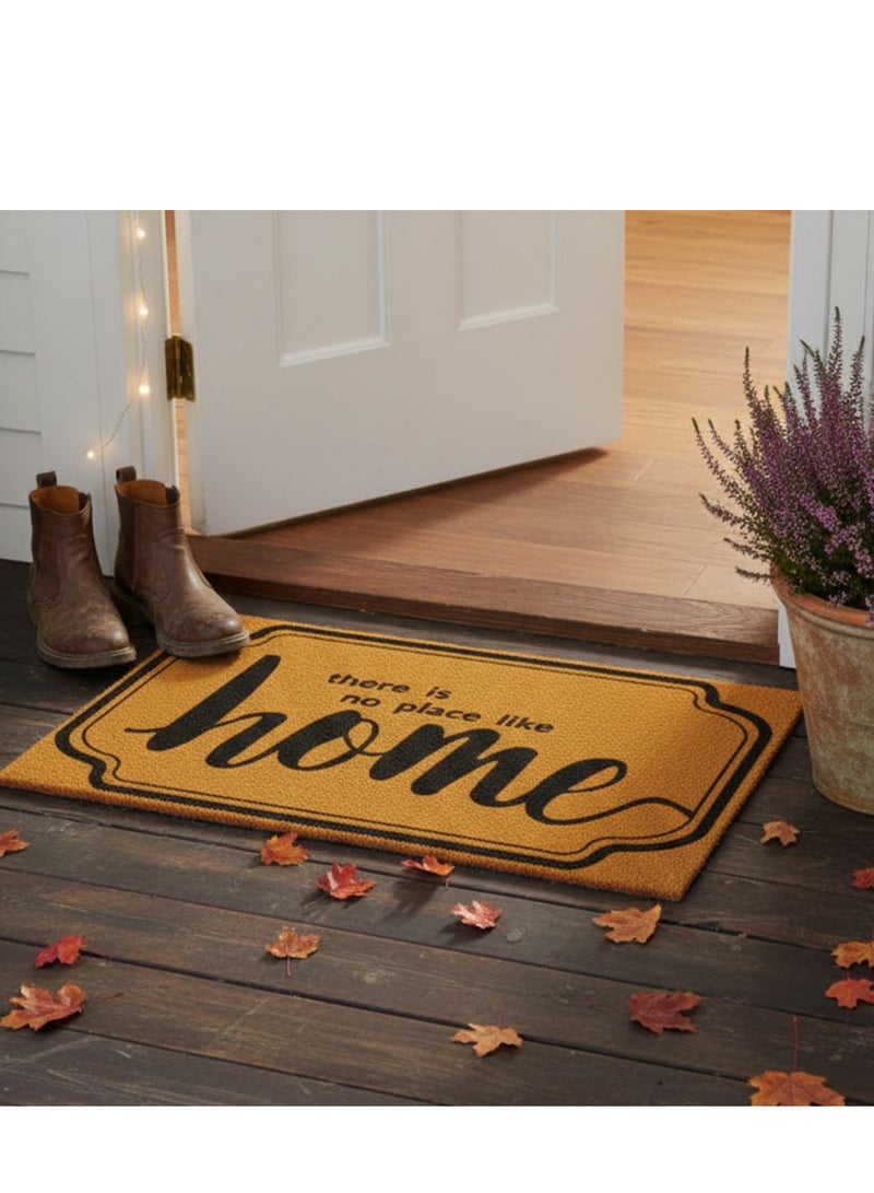 Welcome Printed Coir Doormat, Heavy Duty Anti Slip Entrance Mat Outside, Front Door Rug, Dirt Trapper Rubber Backed Doormat, Mats For Front Door, Back Door Mats - Image 2