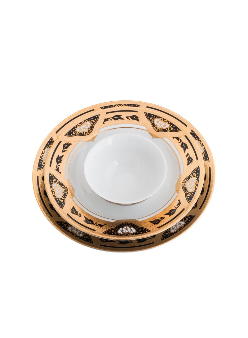 كازا روزا طقم عشاء من البورسلين 32 قطعة لـ 6 أشخاص - Image 2