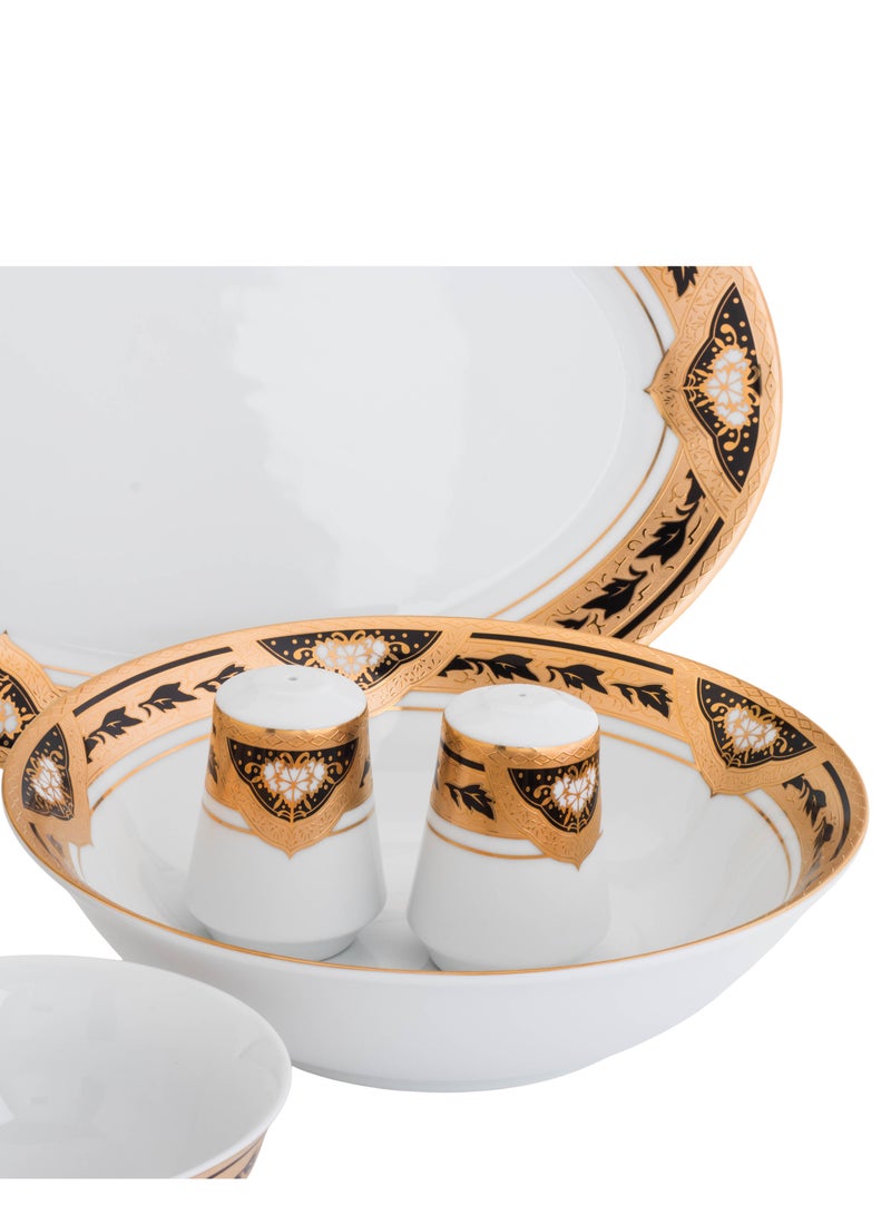 كازا روزا طقم عشاء من البورسلين 32 قطعة لـ 6 أشخاص - Image 5