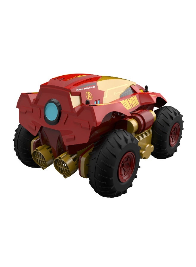 Marvel Iron Man Dual Terrain Morph Gladiator | Inflatable Tires | Included Air Pump | Age 6+ - Image 3