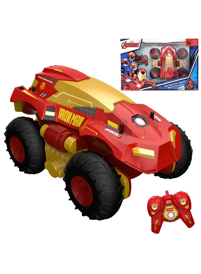 Marvel Iron Man Dual Terrain Morph Gladiator | Inflatable Tires | Included Air Pump | Age 6+ - Image 1