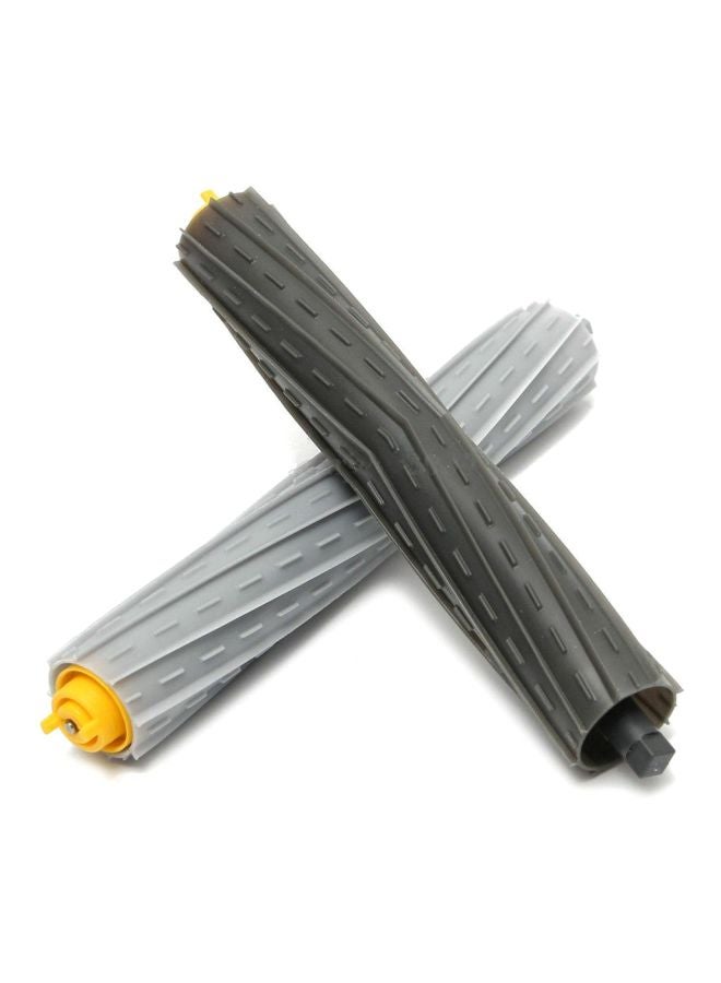 iRobot Authentic Replacement Parts- Roomba 800 & 900 Series Multi-Surface Rubber Brushes 4636423 Grey/Black - Image 2