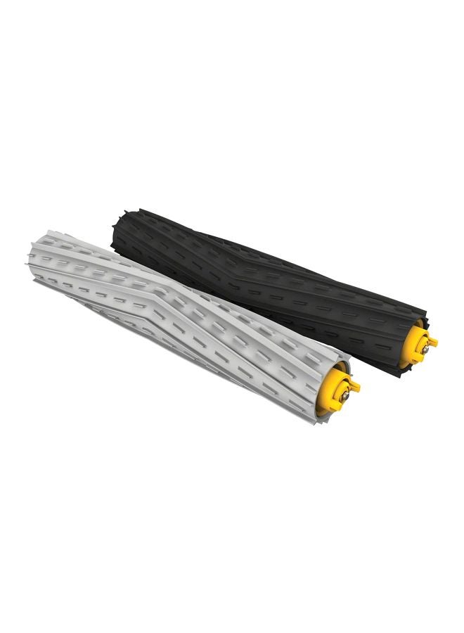 iRobot Authentic Replacement Parts- Roomba 800 & 900 Series Multi-Surface Rubber Brushes 4636423 Grey/Black - Image 1