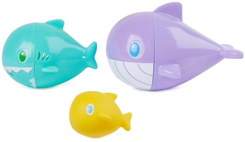 SwimWays لعبة سمكة مائية من سويمايز، ملحقات حمام السباحة للأطفال وألعاب حمام السباحة، ألعاب حمام سباحة بموضوع السمكة 3 في 1 للأطفال من عمر 3 سنوات وما فوق - Image 4