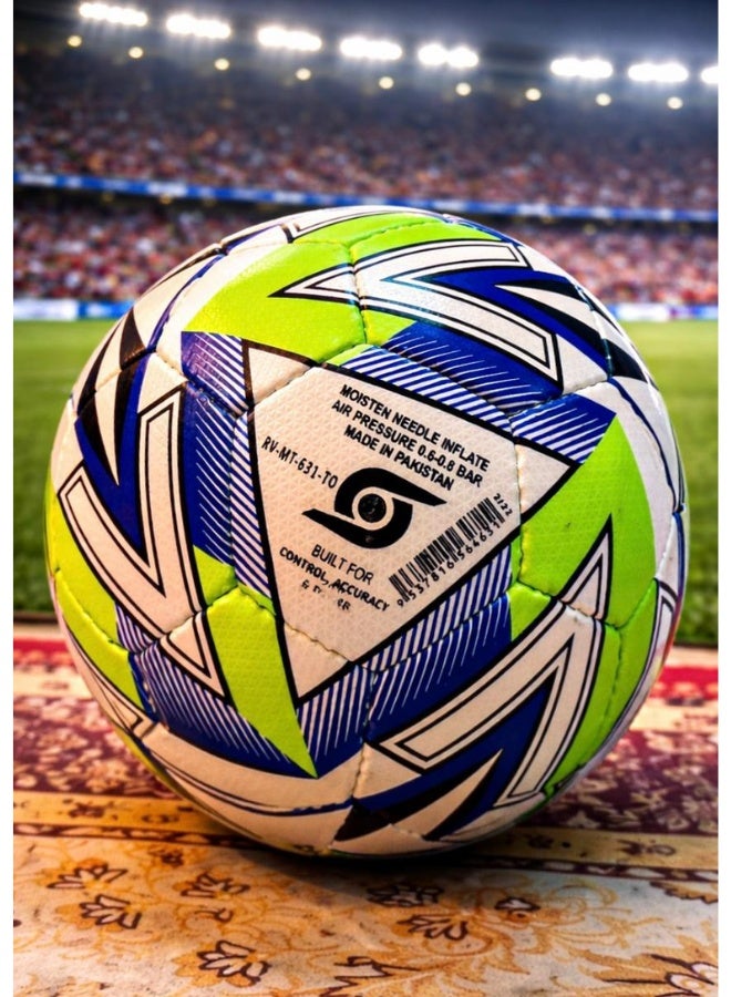 Mitre Ultimatch Max Football Size 5 – Hyperseam Match Quality Soccer Ball, Official Weight & Size, Durable Match & Training Ball, 0.6–0.8 Bar Air Pressure, Made in Pakistan - Image 5