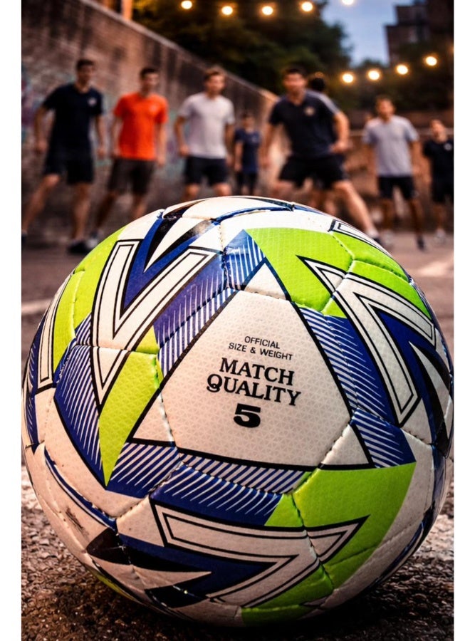 Mitre Ultimatch Max Football Size 5 – Hyperseam Match Quality Soccer Ball, Official Weight & Size, Durable Match & Training Ball, 0.6–0.8 Bar Air Pressure, Made in Pakistan - Image 4