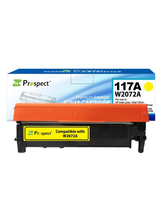 Prospect Toner 117A W2072 Yellow Laser Compatible with HP 117A W2072 for HP laser Color Printer HP Color Laser 150a 150nw  MFP 178nw 178nwg 179fnw 179fwg ( Yellow ) - Image 1