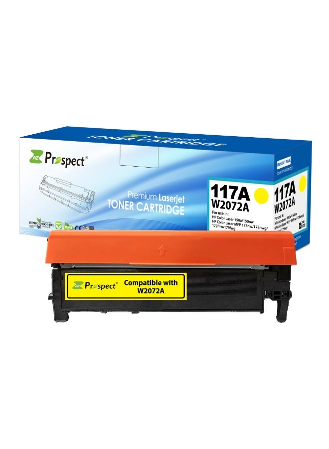 Prospect Toner 117A W2072 Yellow Laser Compatible with HP 117A W2072 for HP laser Color Printer HP Color Laser 150a 150nw  MFP 178nw 178nwg 179fnw 179fwg ( Yellow ) - Image 3