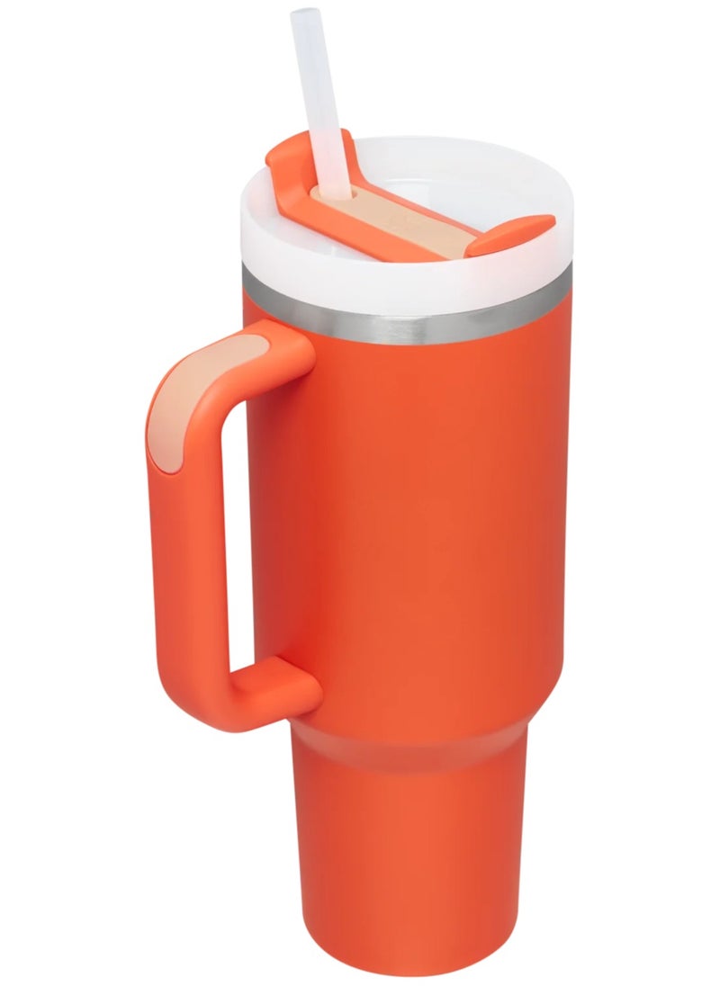 Stanley - 40 oz Tumbler with Handle Straw Lid, Insulated Cup Stainless Steel Vacuum Reusable Keep Cold Ice Water Travel Mug for Gifts for Women Men Lovers, - Image 1