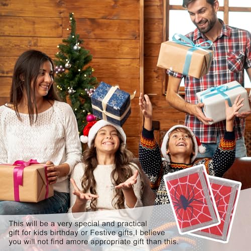 Leyeve wallet,Teen Wallet with Coin Pocket,Kids Wallets for Boys,RFID Trifold Canvas Outdoor Sports Wallet for Kids,Front Pocket Wallet with Magic Sticker-Spiders - Image 4