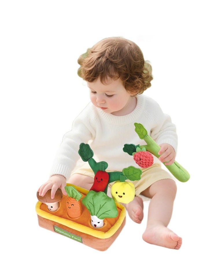 general Children's Carrot Pulling Finger Training Fruit and Vegetable Pulling Fun Toy Teething and Soothing Toy for 6-Month-Old Babies - Image 2