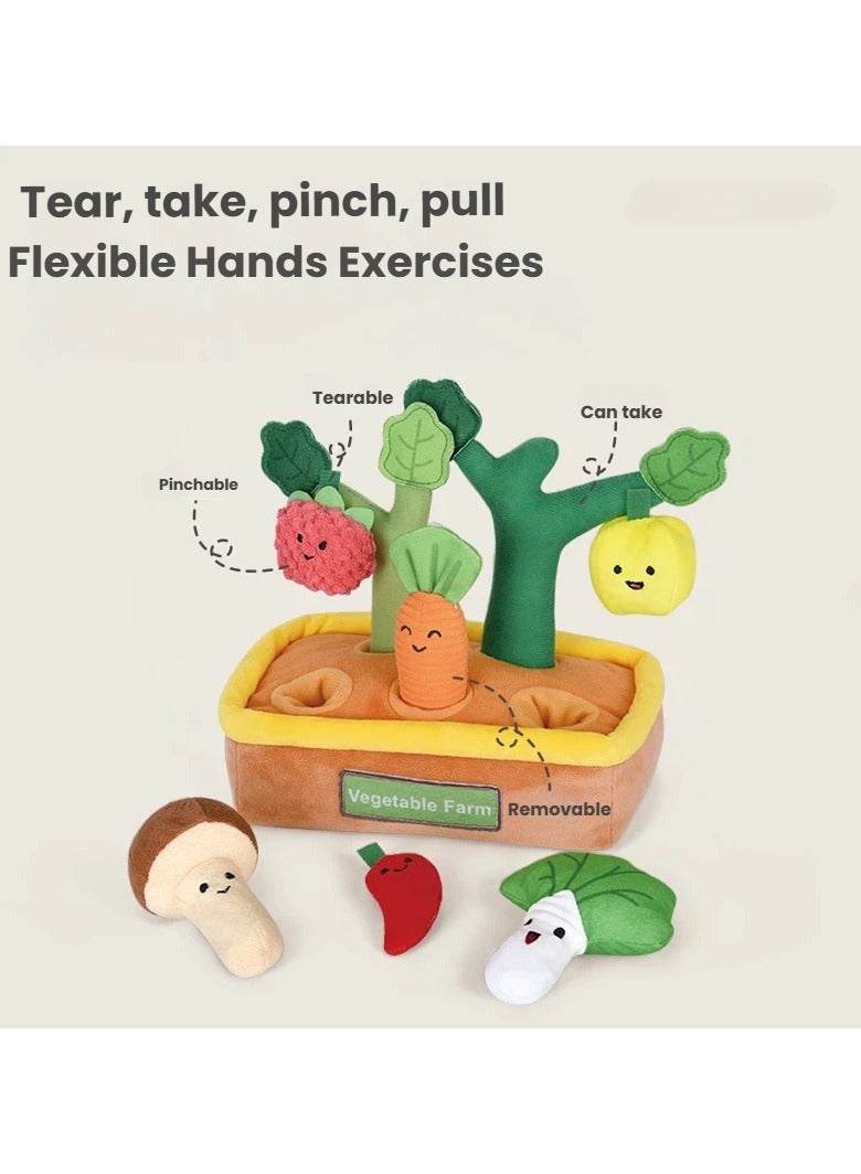 general Children's Carrot Pulling Finger Training Fruit and Vegetable Pulling Fun Toy Teething and Soothing Toy for 6-Month-Old Babies - Image 3