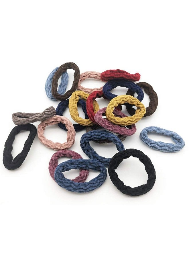 BLBM Hair Ties with Seamless High Elastic Thickening in Ponytail Holders (Multiple Colors with 20 Pcs Packing) - Image 5