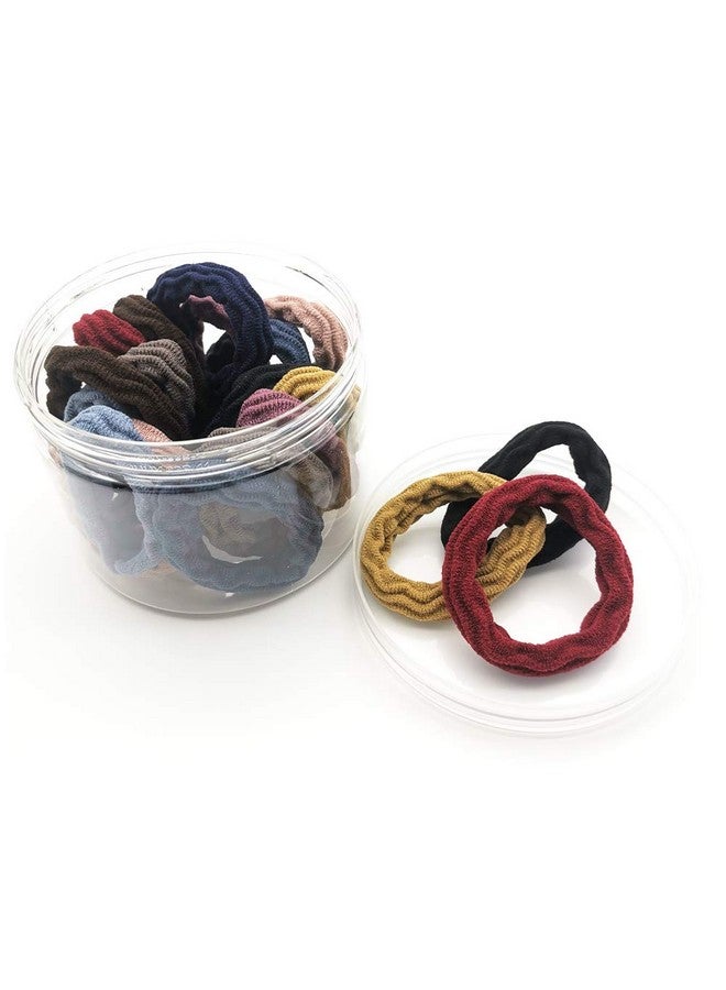 BLBM Hair Ties with Seamless High Elastic Thickening in Ponytail Holders (Multiple Colors with 20 Pcs Packing) - Image 3