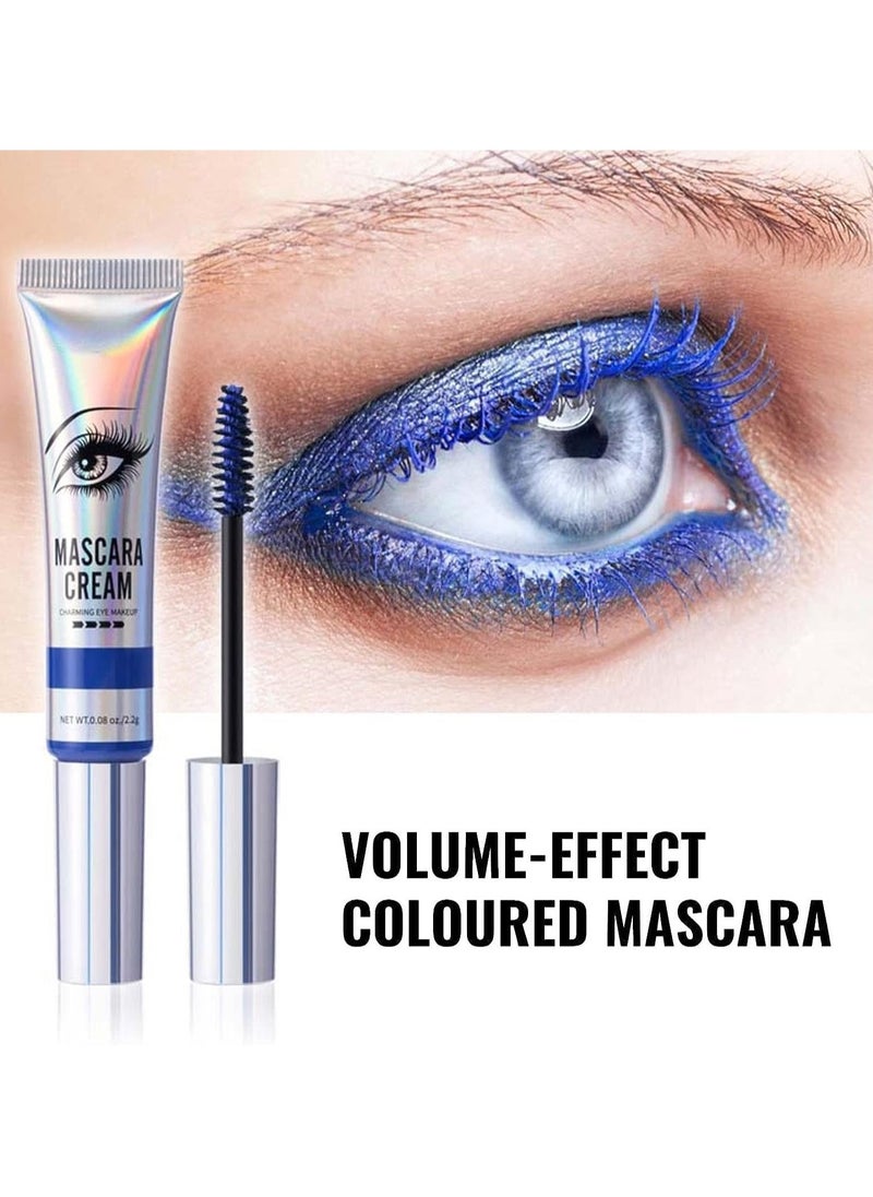 Generic Waterproof Colored Mascara Set, Long Lasting Smudge-Proof Lash Sensational Mascara, Washable Volumizing Lengthening Defining Curling Eyelash Makeup Set Lift Separate Eye Lashes False Lash 6 Pcs  - Image 2