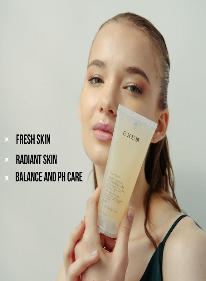 EXEL Gentle Facial Cleanser – Daily Face Wash for Sensitive Skin – Yerba Mate, Green Tea & Chamomile – Hydrating Cleansing Gel 100 ml - Image 2