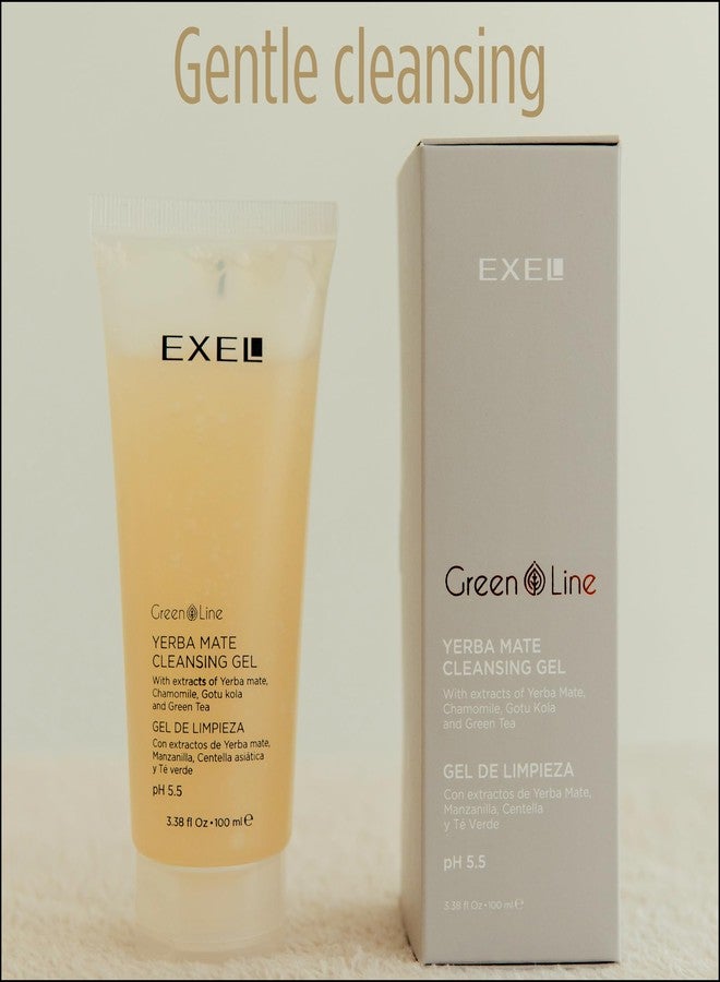 EXEL Gentle Facial Cleanser – Daily Face Wash for Sensitive Skin – Yerba Mate, Green Tea & Chamomile – Hydrating Cleansing Gel 100 ml - Image 5