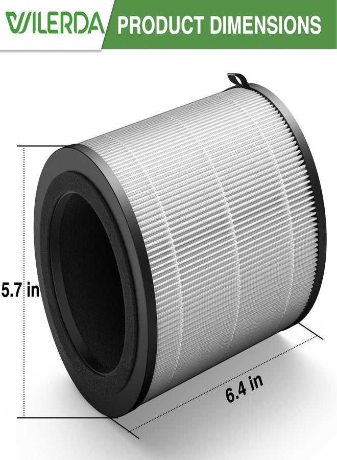 WILERDA JF100 Replacement Filter, 3-in-1 Pre-Filter, HEPA and Activated Carbon Filtration System, 2 Pack - Image 5