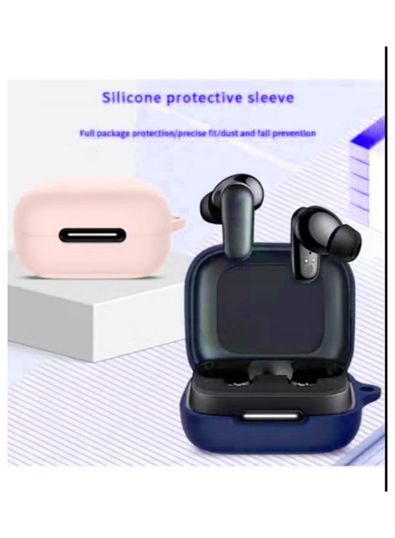 Silicone Case for Anker Soundcore P30i/R50i NC Earphone case, Anti Drop and dustproof Earbuds case Cover With Hook（Blue） - Image 5