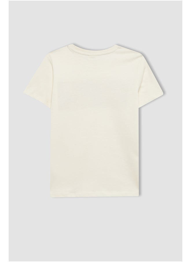 DeFacto - Boy Regular Fit Crew Neck Knitted Short Sleeve T-Shirt - Image 1