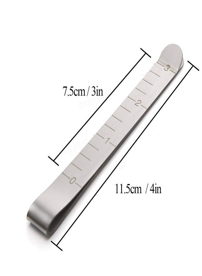 Miamay 20-Piece Hemming Clips, Stainless Steel, Silver, Classic Style, Sewing Clips, Hem Marker, Measurement Ruler - Image 2