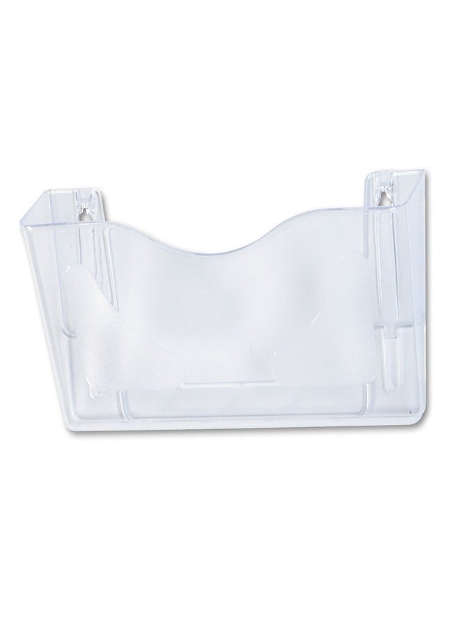 Deflecto 63101 Docupocket landscape orientation wall file pocket, 14-3/4wx4dx7h, clear - Image 1