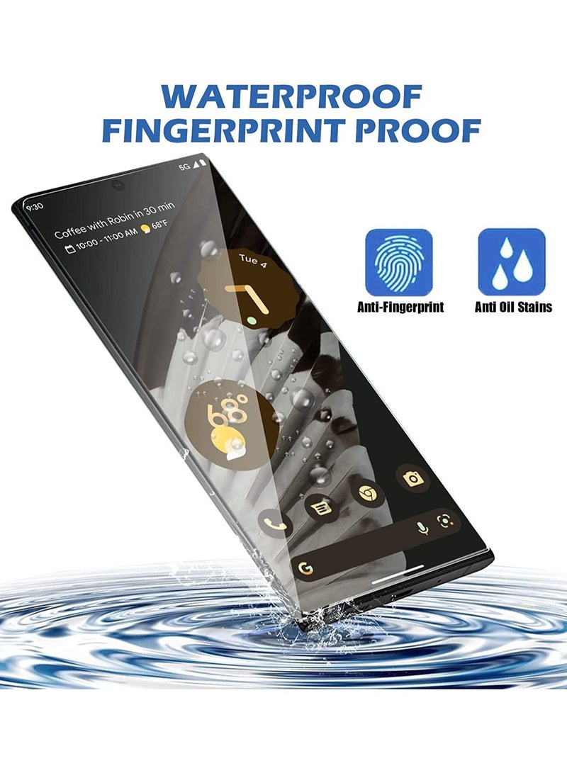 CATANES 3Pack for Google Pixel 7 Pro Screen Protector Tempered Glass 9H Anti-Scratch Shatterproof HD Curved Edge to Edge Full Coverage Film 6.7 inch - Image 5