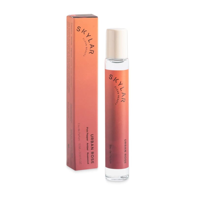 Skylar Urban Rose Eau de Parfum-Hypoallergenic & Clean Perfume for Women & Men, Vegan & Safe for Sensitive Skin-Spicy Floral Perfume with Notes of Pink Pepper, Amber & Rosewood 10mL /0.33 Fl oz - Image 1