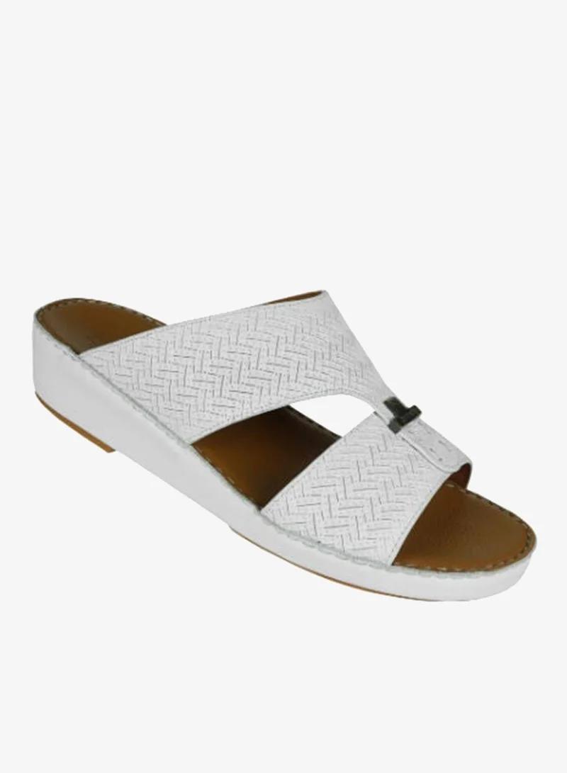 Barjeel Uno Mens Arabic Sandals BSP1-61 White