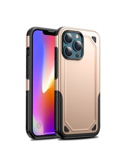 Generic Case Cover For iPhone 13 Shockproof Rugged Armor Protective Case Gold 
