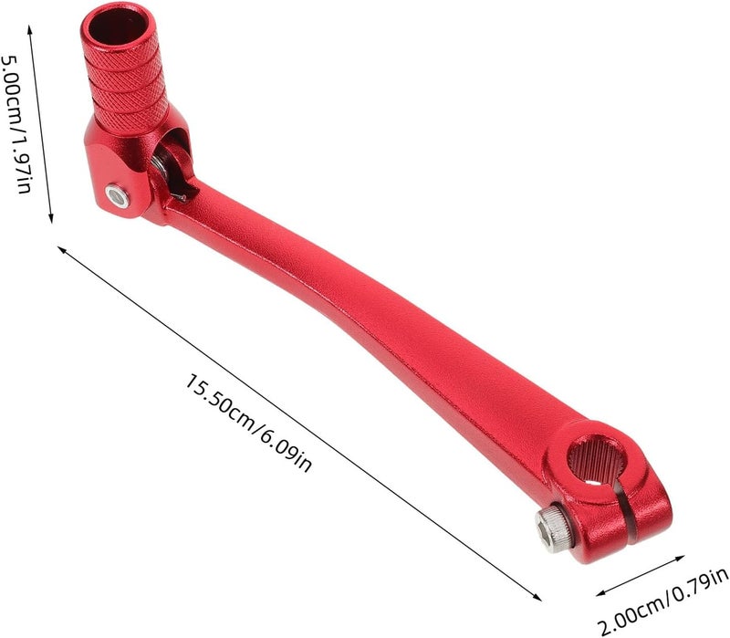 Aluminum Motorcycle Gear Shifter Lever Foot Lever Red for Off-Road Dirt Bike Replacement Part - Image 2