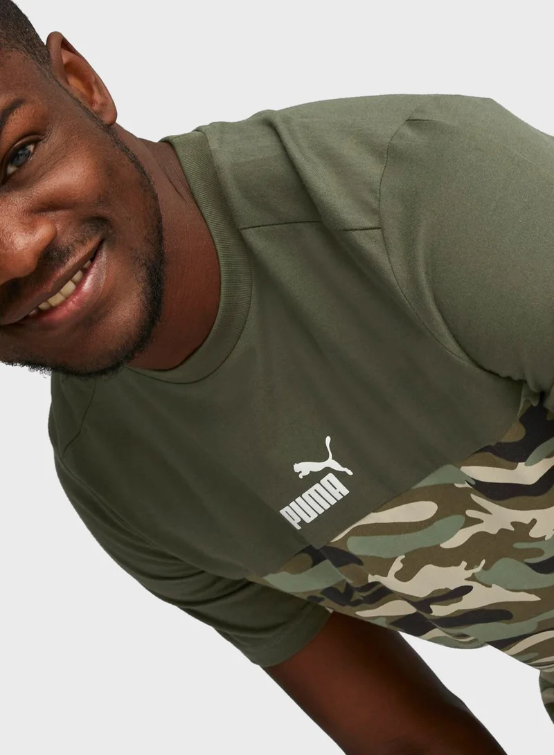 PUMA Essential Block Camo T-Shirt