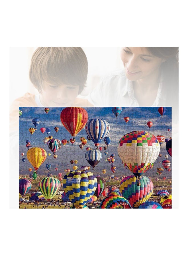 مجموعة أحجية قطع تركيب الصور بتصميم منطاد هواء ساخن مكونة من 1000 قطعة - Image 3