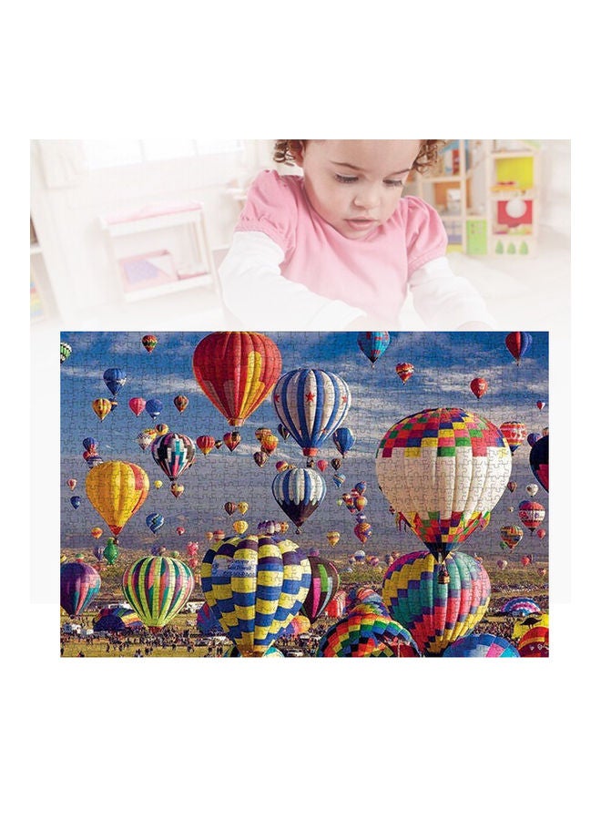 مجموعة أحجية قطع تركيب الصور بتصميم منطاد هواء ساخن مكونة من 1000 قطعة - Image 2