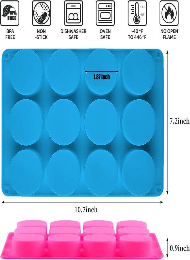 GZMAISULEE Cake Puck Mold Set Silicone Chocolate Covered Desserts Molds Round Cake Pop for DIY Cakepucks, Candy,Cookie, 2 Silicone Molds with Tray and 1 Scraper - Image 2