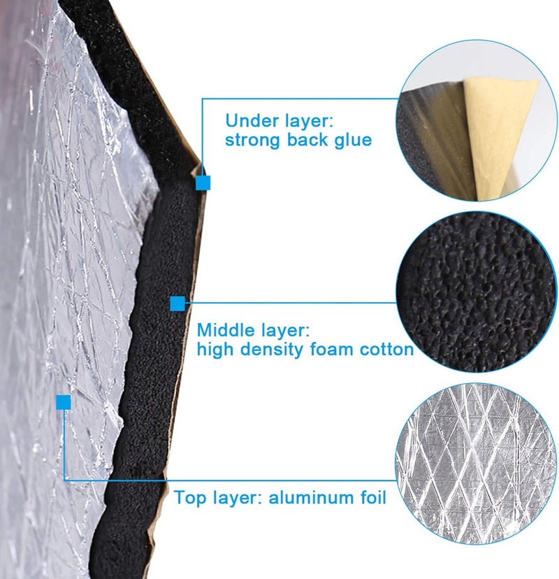 uxcell Car Sound Insulation Mat with Installer Tools - Image 3