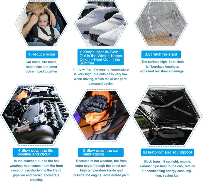 uxcell Car Sound Insulation Mat with Installer Tools - Image 4