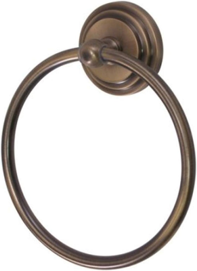 Kingston Brass Milano Towel Ring in Antique Brass - Stylish Bathroom Accessory