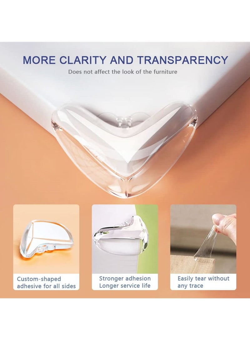SYOSI - 24 Pcs Baby Proofing Table Corner Guards, Corner Protectors for Furniture, Keep Child Safe, Covers Sharp Furniture and Table Edges, Ensure Safety Against Sharp Corners - Image 1