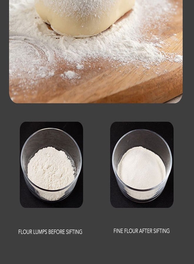 Srliya Mini Sifter Stainless Steel Strainer with Long Handle, Flour Sieve Mini Small Flour Sifter Drainer for Baking, Powder, Sugar and Coffee Pastas Tea Strainer, Diameter 2.6 Inch - Image 5