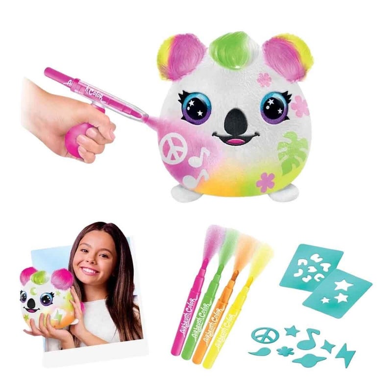 Canal Toys - Airbrush Plush Neon Squish Pals Paint Can (3 Models) - AIR022 - Image 2