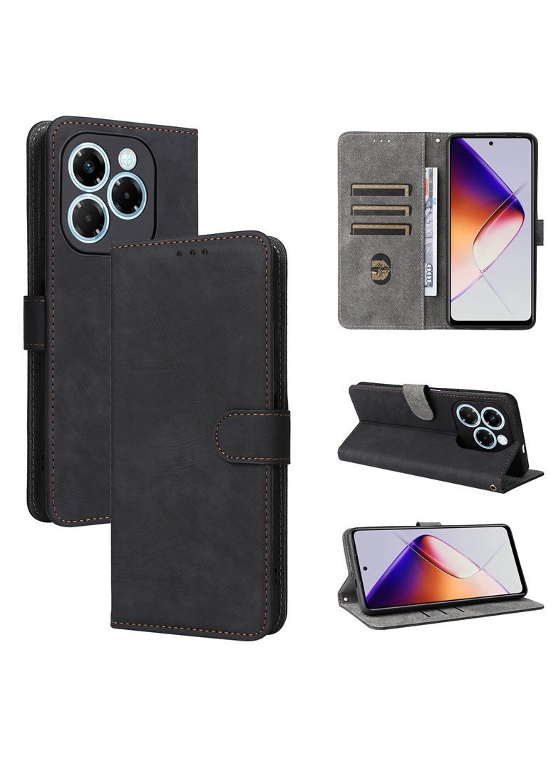 Fankalo - Phone Case for Infinix Note 40X 5G with RFID Security Protection Flip PU Leather Wallet Case with Card Holder Shockproof Protective Cover - Image 1