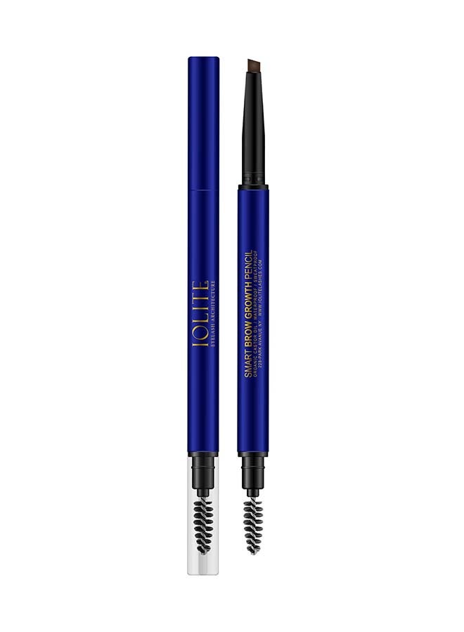 IOLITE Smart Eyebrow Growth Pencil With Mascara BrushNatural Eye Brow Tint ISBP - Brunette Brown