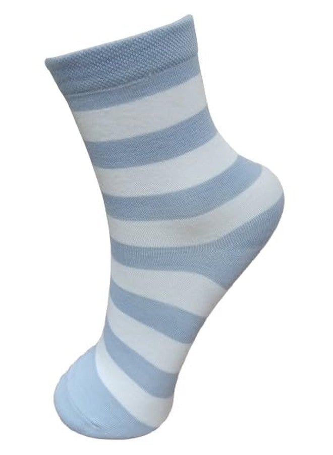 Fashiol Kids Crew Length Soft Cotton Stretchy Socks Elastic Boys and Girls Printed Summer Footwear Socks | (2 till 6 years) - Pack of 3 - Image 3