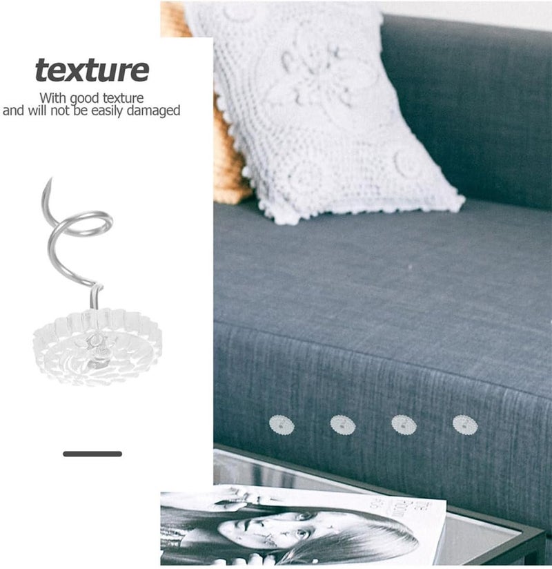 Nationwide courier network TEHAUX 200pcs Plastic Sofa Twisted Pins Non-Marking Decorative Upholstery Tacks Bed Sheet Fasteners for Furniture Slipcover Fixing Season change compatible build Daily life matching design Fast warehouse picking All-season available stock Minimal design Anti slip Light & sturdy All consumer tier purchase options Wear resistant Ready goods scheduled ship Heat resistant Multi-budget available picks Intercity storage hub All usage compatible Space saving Diverse operation compatible Global upgraded practical design Global versatile design Local trackable shipment Simple multifunctional build Organized shipment arrange Varied global sizing picks Water rust proof Heat insulation layer - Image 3
