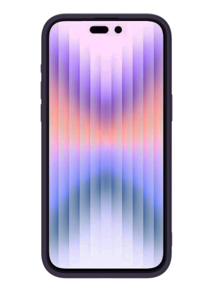 Nillkin CamShield Silky silicon case for Apple iPhone 15 Pro Max 6.7 (2023)-Dark Purple - Image 3