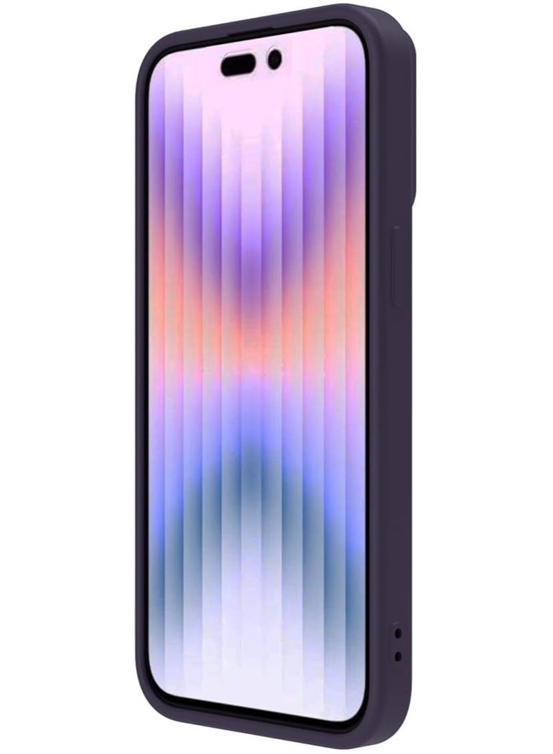 Nillkin CamShield Silky silicon case for Apple iPhone 15 Pro Max 6.7 (2023)-Dark Purple - Image 5
