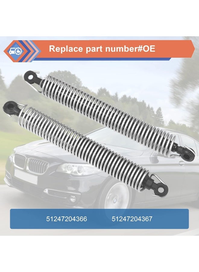 ZONFANT A Pair Left & Right Rear Trunk Lid Tension Spring Kit Compatible With Bmw Vehicle 2011-2016 528I 535D 535I 550I M5 & 5 Xdrive Series  - Image 2