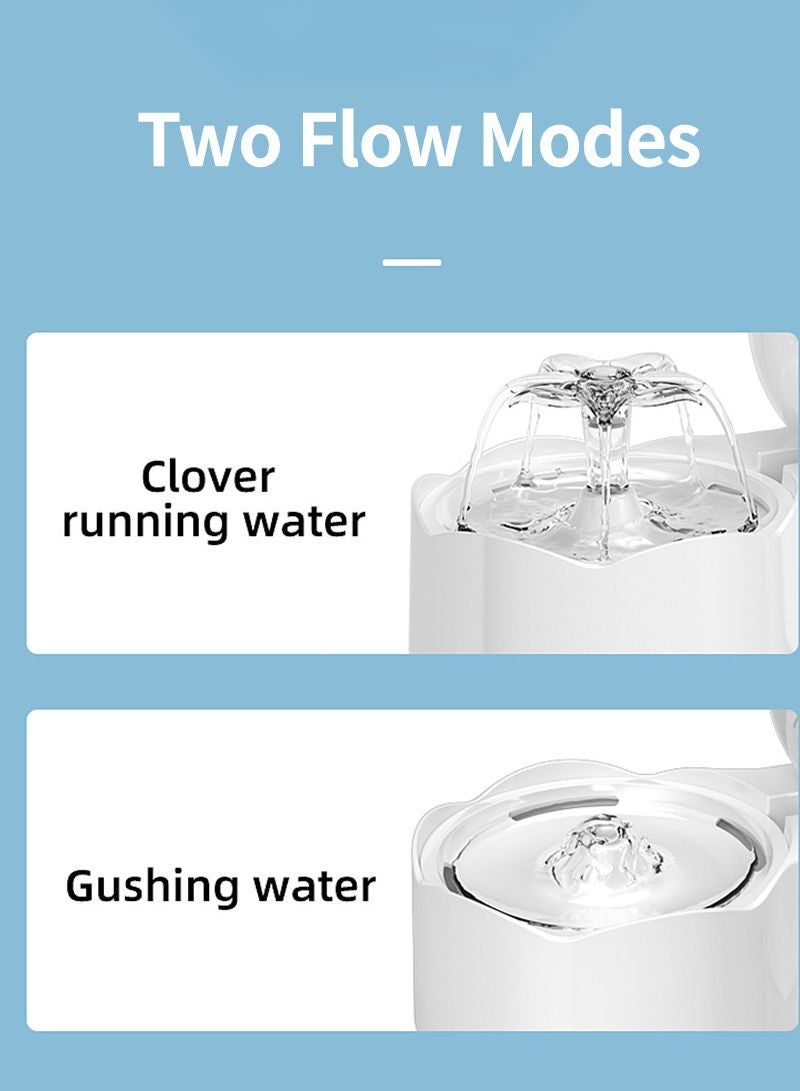 كيدل الحيوانات الأليفة شرب الماء مع جهاز قادر على الحث التلقائي تعميم تصفية آلة الشرب - Image 5