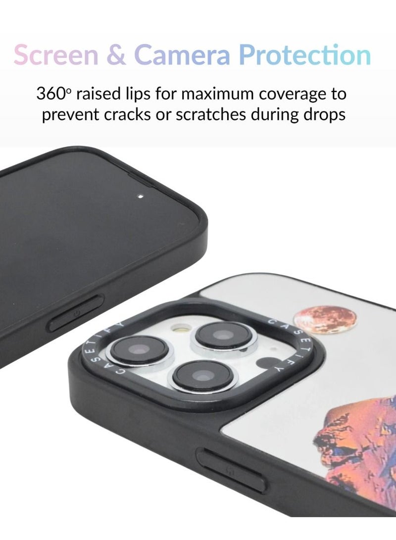 غطاء هاتف iPhone 14 Pro بطبقة فاخرة من الزجاج المقوى وغطاء خلفي من الزجاج المقوى - Image 2